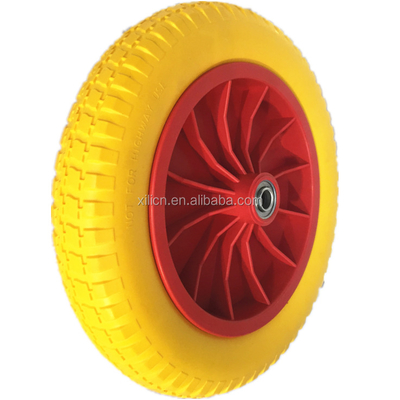 Industry 16 Inch Polyurethane Flat Free Foam Tire 4.80/4.00-8
