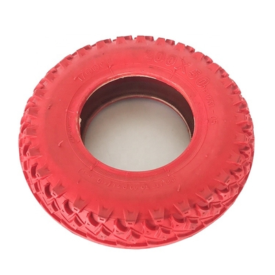 Pneumatic Scooter / Skateboard Wheel 8 Inch 200x50MM Tire With Pattern Mountain Scooter And Mountain Offroad Skateboard