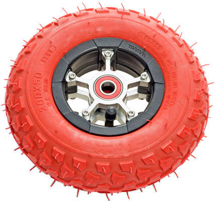 New arrival hot sale 8 inch 200x50MM pneumatic rubber wheel offroad scooter/skateboard wheel for skateboard
