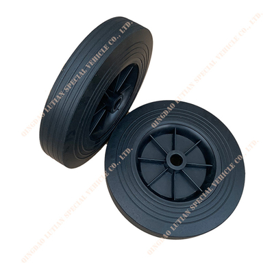 Building Material Stores Industrial Heavy Solid Rubber Wheels Cart For Rolling Solid Rubber Tires Solid Wheel 10&quot;