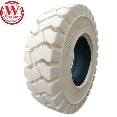 White Tires 15x4.5-8 200/50-10 300-15 White (or 315-70/15) Non-marking Forklift Rubber Solid Tires