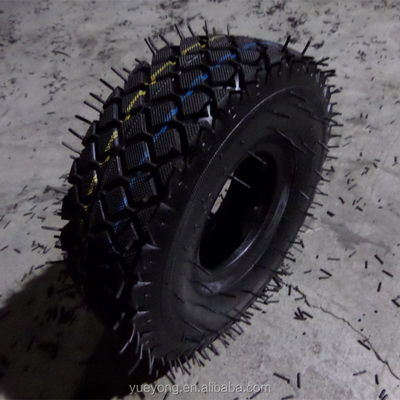 Good quality 4.10/3.50-4 pneumatic rubber wheels from natural rubber, 10 inch tyre, hand trolley wheel