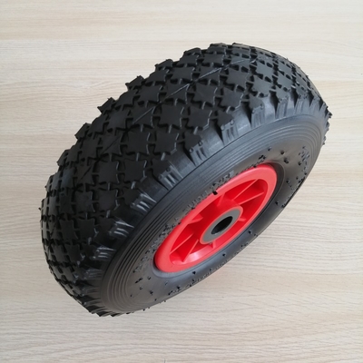 Flat Freewheel PU Beach Foam Flat Free Tire 7&quot; PU Foam Wheel For Trolley and Trolley Cart