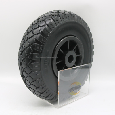 4.00-4 Natural rubber pneumatic wheel, foam solid tire PU wheel and puncture proof plastic tire