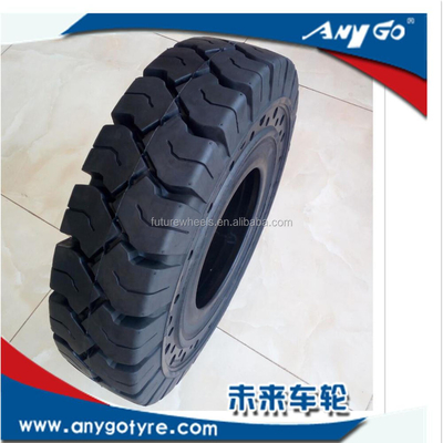 ANYGO Brand 200/50-10 Model XZ18 Click Solid Rubber Tires With Side Hole For Reach Stackers Toyota