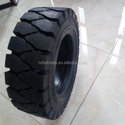 ANYGO Natural Rubber Brand 28x9-15 XZ01 Solid Forklift Tires, Pneumatic Solid Tire, Solid Resilient Tires